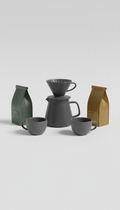 Ceramic Pour-Over Set with Matte Finish